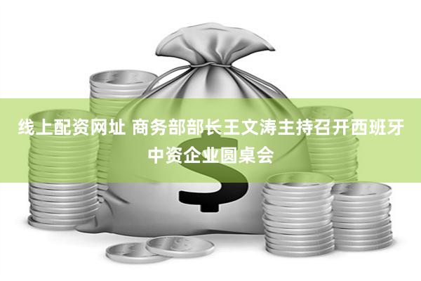 线上配资网址 商务部部长王文涛主持召开西班牙中资企业圆桌会