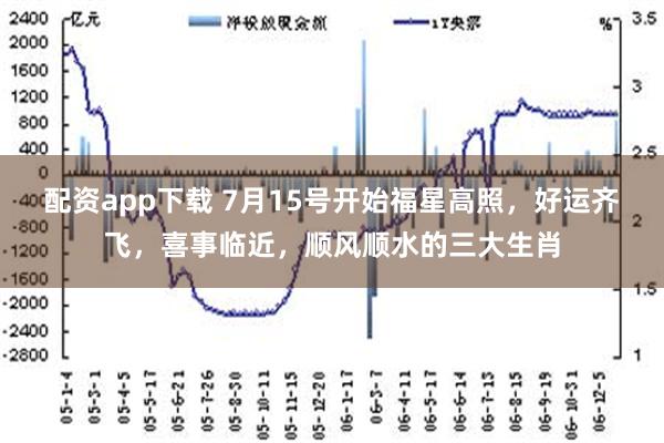 配资app下载 7月15号开始福星高照，好运齐飞，喜事临近，顺风顺水的三大生肖