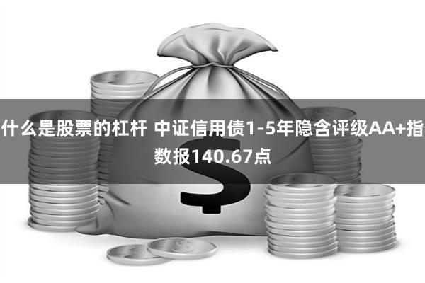 什么是股票的杠杆 中证信用债1-5年隐含评级AA+指数报140.67点