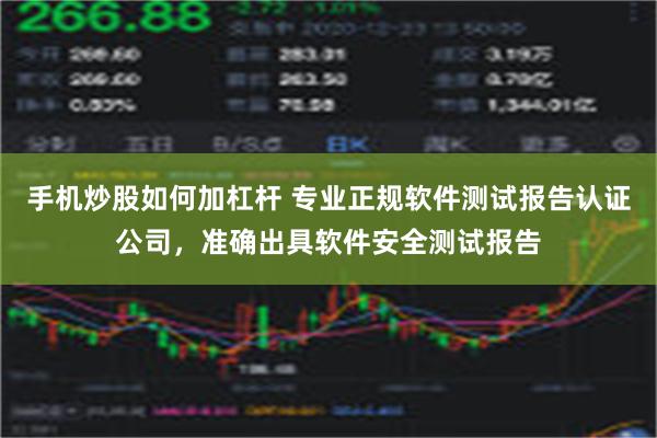 手机炒股如何加杠杆 专业正规软件测试报告认证公司，准确出具软件安全测试报告